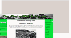 Desktop Screenshot of der-erste-weltkrieg.com