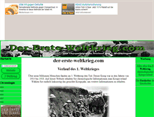 Tablet Screenshot of der-erste-weltkrieg.com